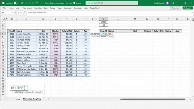 Excel FILTER function - HOW & WHEN you should use it смотреть онлайн