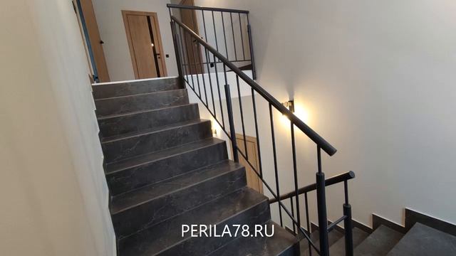 Перила для лестницы в частном доме смотреть онлайн