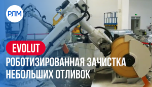 EVOLUT роботизированная зачистка небольших отливок