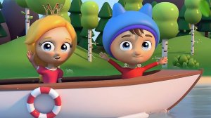 Веселые песенки Сина и Ло - Лодочка (Мы плывем) - Песенка мультик