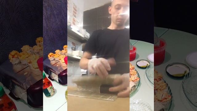 Готовлю Филадельфию в угре и 2 запеченных ролла смотреть онлайн