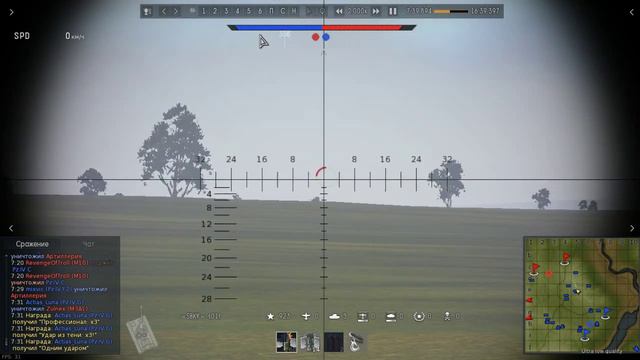 Pz-IV H, WarThunder, Курск, Реалистичные бои, Повтор смотреть онлайн