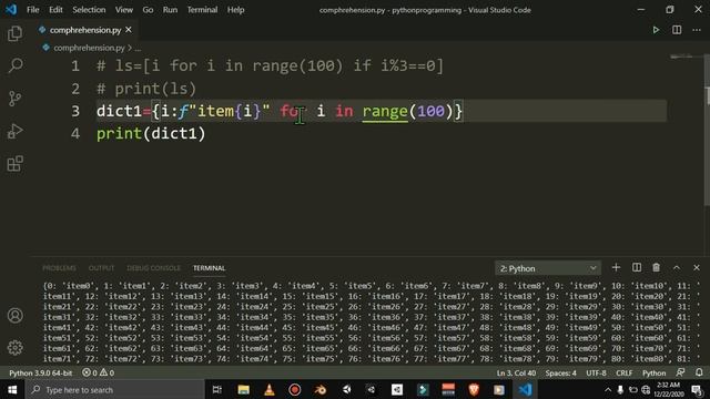 #70 Comprehensions in Python || #FreePythonCourse in Tamil|| #CodingAnna смотреть онлайн