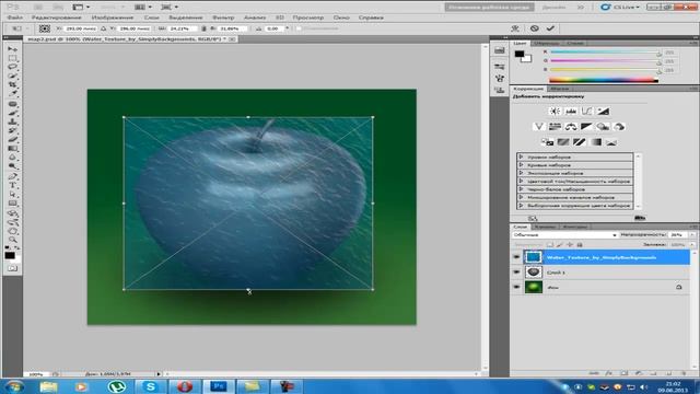 Урок фотошоп как наложить текстуру на фото смотреть онлайн