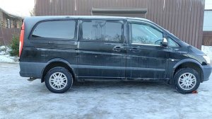 MERCEDES VITO 4MATIC 4x4 Как ведет себя полный привод по льду.