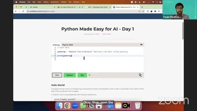 Learn Python for AI смотреть онлайн