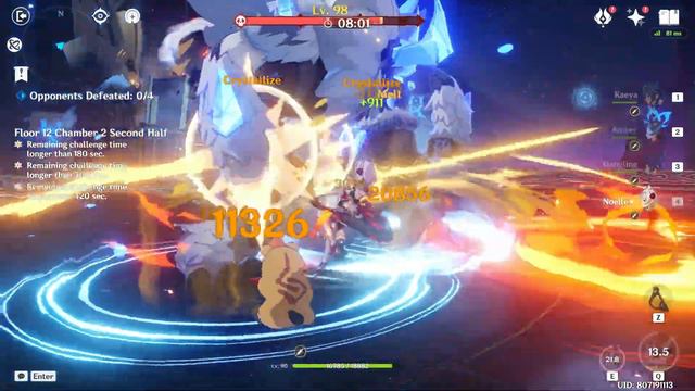 3.2 SPIRAL ABYSS! F2P Starter Team - Lisa Hyperbloom + 'Quickswap at home' Floor 12 Full stars смотреть онлайн