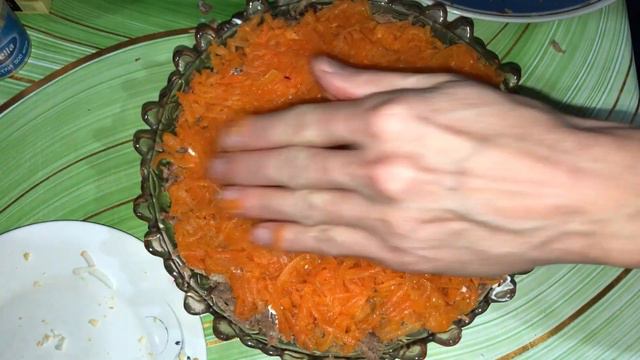 Нежный салат из говядины и овощей! Очень сытно! смотреть онлайн