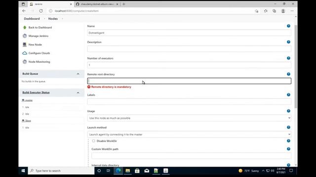 Jenkins: Setting up a agent node смотреть онлайн