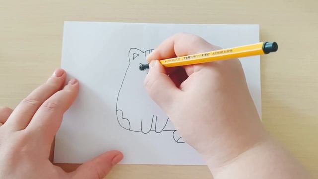 Как нарисовать кота легко и просто смотреть онлайн