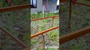 Откатной забор своими руками.