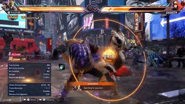 THE KING gameplay - Tekken 8 - Ranking Match смотреть онлайн