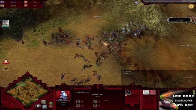 Dawn of War Unification 1 v 1 Ynaari (MrBlueDude) vs Imperial Fists (zopeys) смотреть онлайн