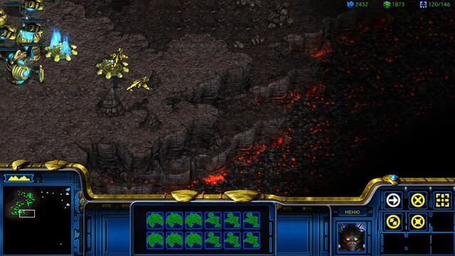 Starcraft Remastered. 5 уровень протосами смотреть онлайн