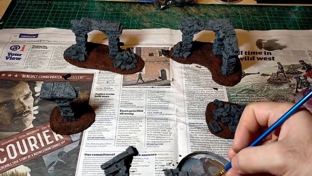 How to make Ruins out of Cheap Foam (suitable for D&D, WHFB, Frostgrave, Mordheim) смотреть онлайн