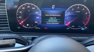 Mercedes GLE 2024 oil service reset