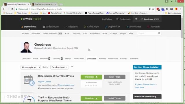 Магазин шаблонов wordpress ThemeForest. Покупаем в онлайн режиме смотреть онлайн