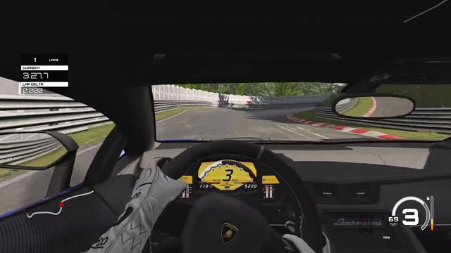 Assetto Corsa PS4: Lamborghini Aventador SV @ Nurburgring (Attempt!) смотреть онлайн