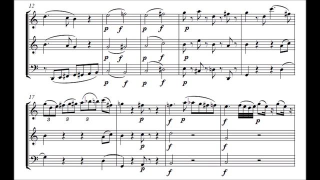 Mozart - Divertimento N°3 KV 439b para dos clarinetes y fagot. 3er. mov. Adagio смотреть онлайн