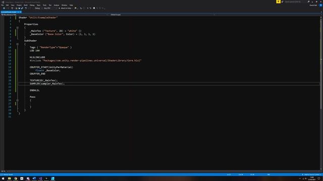 Shader Code in Universal Render Pipeline | Unity Basics смотреть онлайн