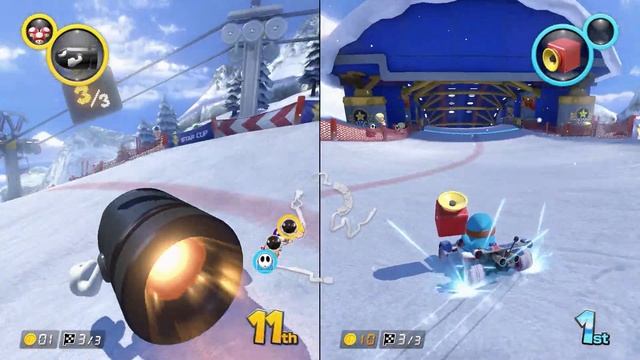 MARIO KART 8 Deluxe STAR Cup FINAL 4th Race Mount Wario circuit with Morton and Light-blue Shy Guy смотреть онлайн