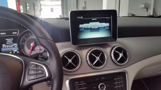 Integração camera de ré mercedes GLA 200 смотреть онлайн
