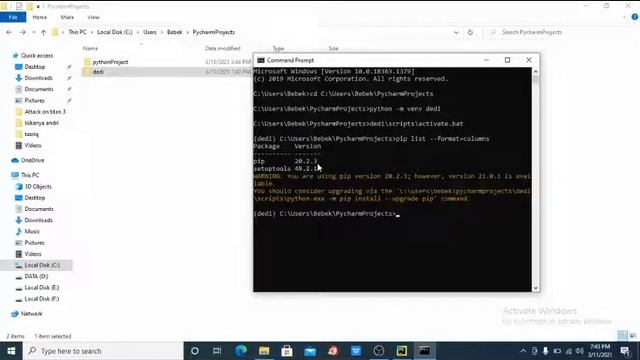 Cara membuat project baru di Pycharm dan Mengaktifkan Virtual Environtment смотреть онлайн