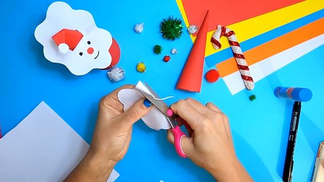КАК СДЕЛАТЬ ДЕД МОРОЗА ИЗ БУМАГИ # #АППЛИКАЦИИ #ПОДЕЛКИ #НОВОГОДНИЕПОДАРКИ #ДЕДМОРОЗ смотреть онлайн