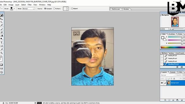 adobe photoshop 7 0 photo setup logo design tutorial full course-1 bangla Binodpur Media* смотреть онлайн