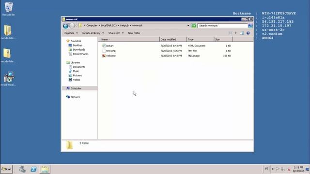 Windows 2008 - Moodle Installation ( IIS 7.5 ) смотреть онлайн