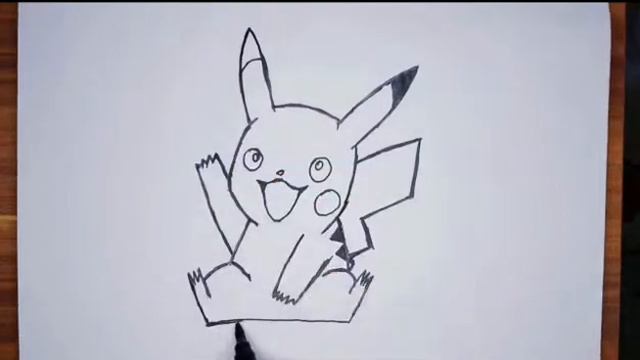 Bolalar uchun qalam rasm chizish | нарисовать картинку пикачу | How to draw a pikachu смотреть онлайн