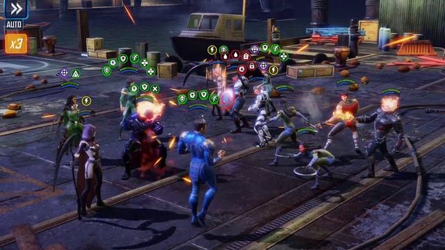 First Look at Incursion Raids 1.1 Mystic Section Node 1 Marvel Strike Force MSF смотреть онлайн