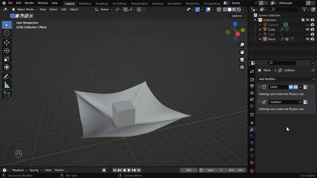 Rigid Body Objects Falling On Cloth | Create A Realistic Collision With Cloth Physics & Soft Body смотреть онлайн