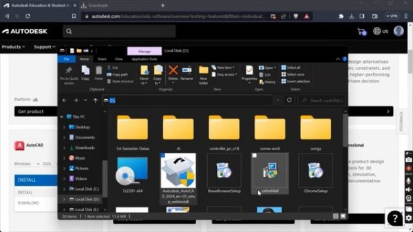 How To install AutoCAD 2024 for free on pc/laptop | Raza Design