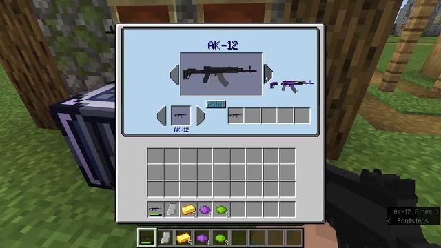 Testing AVA mod in Minecraft 14 - AK-12 and AK-12 Unit 01 смотреть онлайн