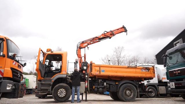 lkw-fuechsl.com | Mercedes-Benz Axor 1833K 4x2 Kipper Atlas Kran 85.2 | Kipper смотреть онлайн