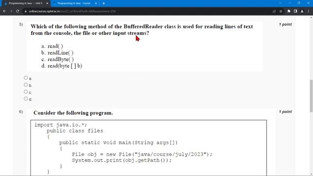 NPTEL Programming In Java WEEK7 Quiz Assignment Solutions? | Swayam July 2023 | IIT Kharagpur смотреть онлайн