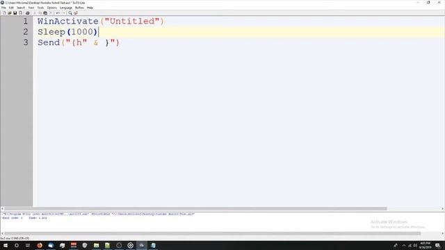 Autoit: Send Keys смотреть онлайн