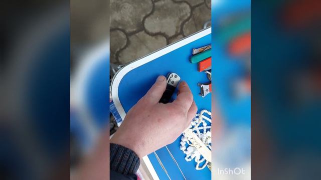 Складной нож ручной работы с интересным замком. смотреть онлайн