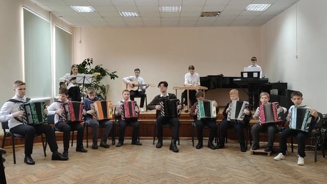Образцовый оркестр баянов ГУО "Детская школа искусств г.Городка" смотреть онлайн