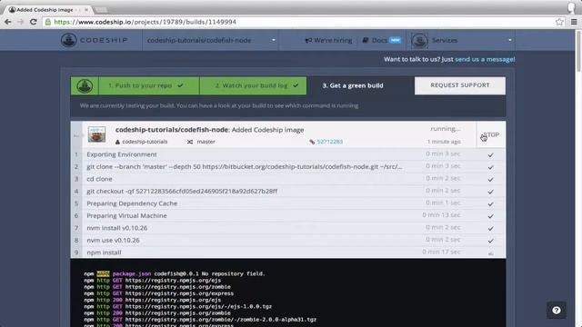 Continuous Deployment for Node.js apps from Bitbucket to Heroku -- HD -- The Codeship смотреть онлайн