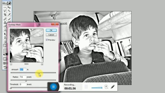 How to engrave a photo in adobe photoshop 7 for laser engraving 1 смотреть онлайн