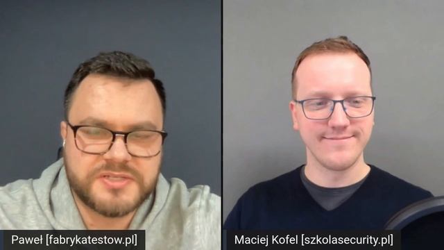 [Wywiad] Czy można automatyzować testy security | Maciej Kofel | Szkoła Security смотреть онлайн