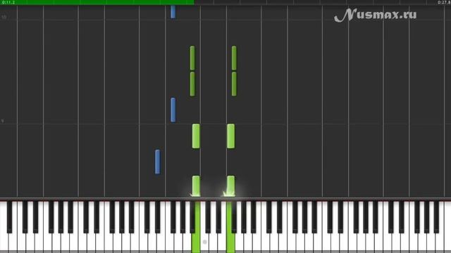 Собачий вальс (Cat Waltz) Piano Tutorial (Synthesia + Sheets + MIDI) смотреть онлайн