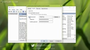 Solved Error 1069: The service did not start due to a logon failure