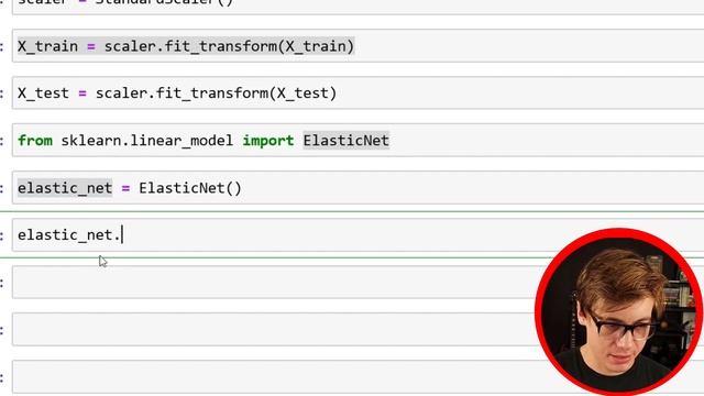 Elastic Net Regression in scikit-learn: Balancing L1 and L2 Optimizations смотреть онлайн