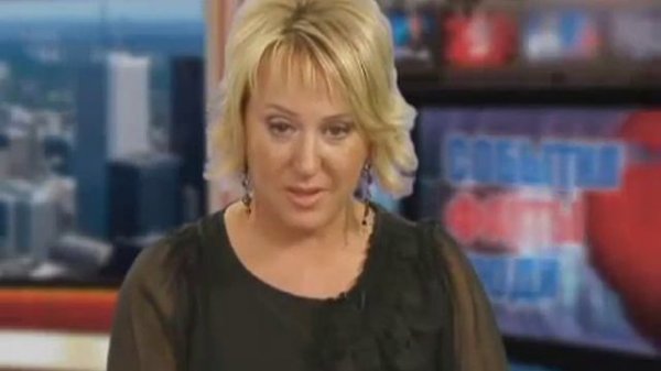 Телеведущая отжигает