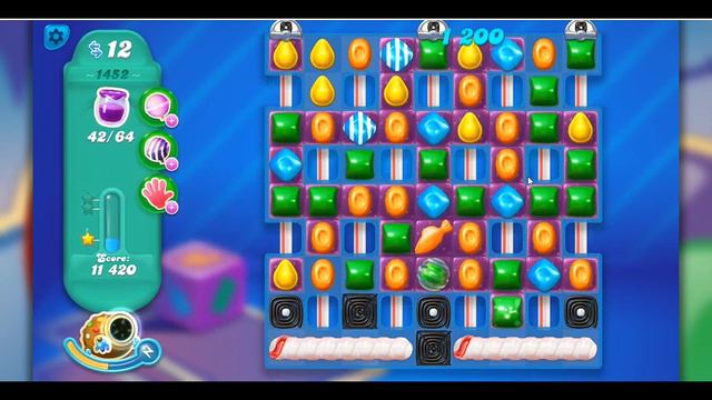 كاندي كراش صودا ـ مستوى Candy Crush Soda Saga level 1452 смотреть онлайн