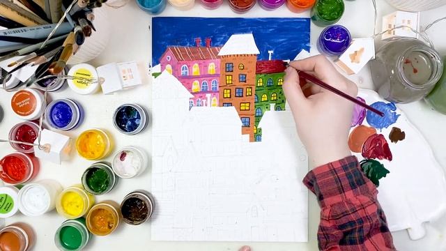 Рисуем сказочный город (8-12 лет) смотреть онлайн