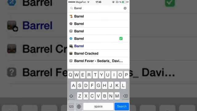 Barrel смена анимации иконок в iOS 7/ Animation on iOS 7 смотреть онлайн